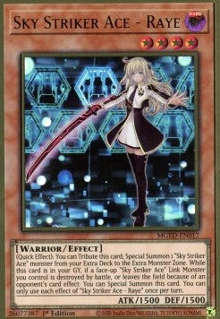 Sky Striker Ace - Raye - Maximum Gold: El Dorado (Premium Gold Rare) Magician's Circle Cards Sky Striker Ace - Raye - Maximum Gold: El Dorado (Premium Gold Rare) Magician's Circle Cards