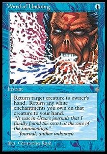 Word of Undoing - Ice Age (Common)