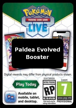 Live Code Card (Booster) - Paldea Evolved (Online Code Card)