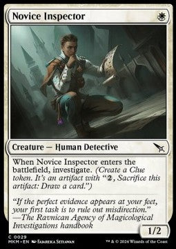 mtg murders at karlov manor clue cards Novice Inspector⁣