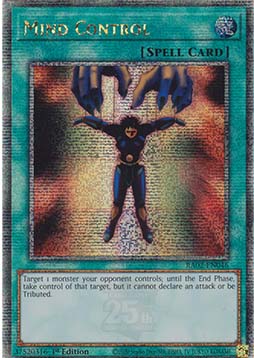 quarter century rare cards Mind Control (V.5 - Quarter Century Secret Rare)⁣