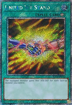 United We Stand (V.1 - Platinum Secret Rare) - Quarter Century Bonanz Magician's Circle Cards United We Stand (V.1 - Platinum Secret Rare) - Quarter Century Bonanz Magician's Circle Cards