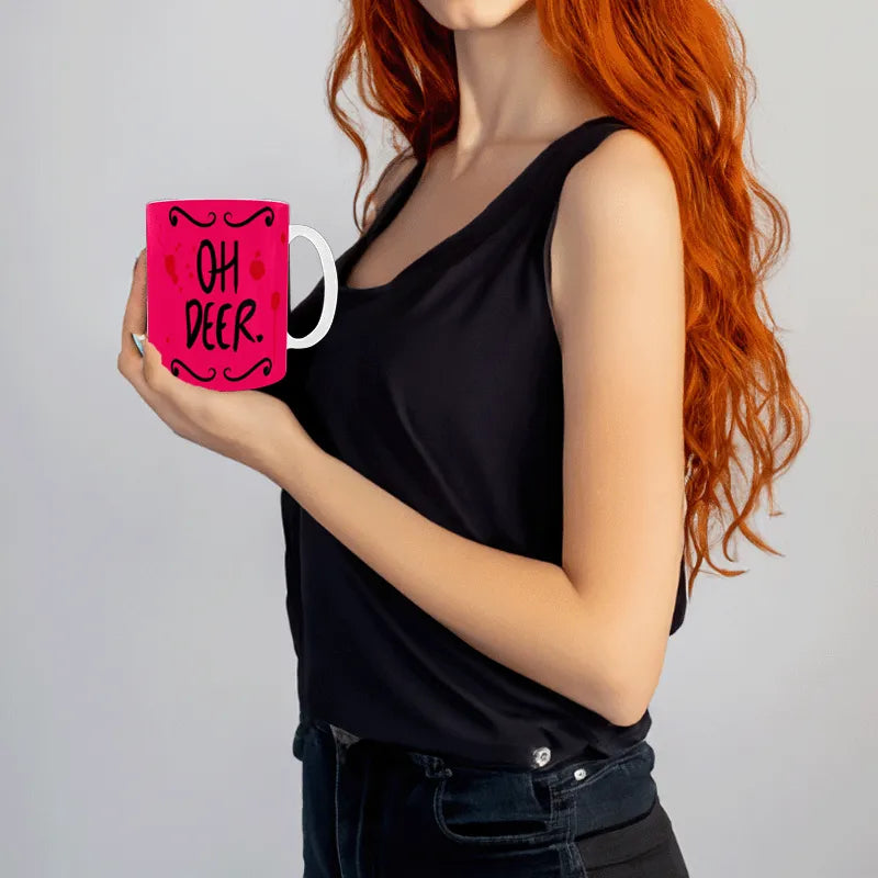 Hazbin Hotel Mug Alastor Oh Deer