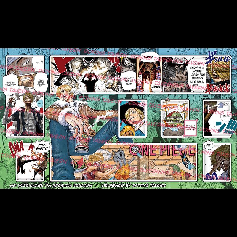 ONP TCG 1 Player Custom Sanji
