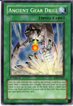 Ancient Gear Drill⁣ - Shadow of Infinity⁣ (Common)⁣ [040]