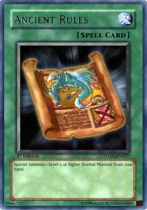 Ancient Rules (V.1 - Rare) - Strike of Neos (Rare) [STON-037]