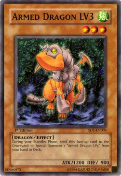 Armed Dragon LV3⁣ - Structure Deck: Dragon's Roar⁣ (Common)⁣ [005]