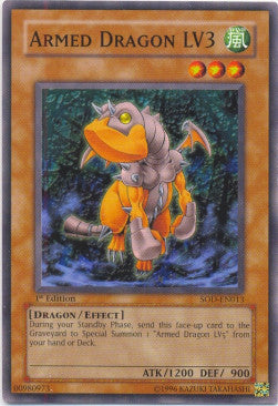 Armed Dragon LV3 - Soul of the Duelist (Common) [SOD-013]