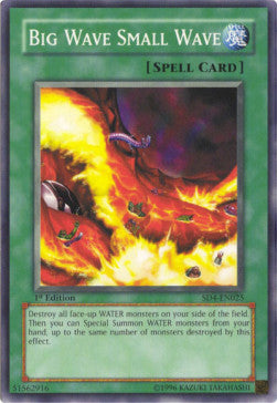 Big Wave Small Wave⁣ - Structure Deck: Fury From The Deep⁣ (Common)⁣ [025]