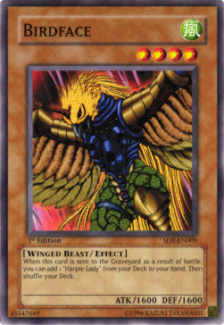 Birdface - Structure Deck: Lord of the Storm (Common) [SD8-009]