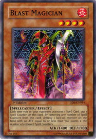 Blast Magician⁣ - Structure Deck: Spellcaster's Judgment⁣ (Common)⁣ [014]