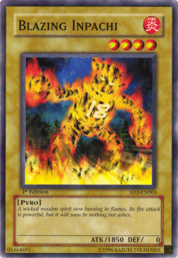 Blazing Inpachi⁣ - Structure Deck: Blaze of Destruction⁣ (Common)⁣ [003]