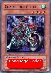 Chaosrider Gustaph (V.1 - Super Rare)⁣ - Invasion of Chaos⁣ (Super Rare)⁣ [018]
