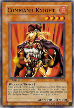 Command Knight - Structure Deck: Warrior's Triumph (Common) [SD5-008]