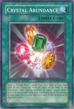 Crystal Abundance⁣ - Force of the Breaker⁣ (Common)⁣ [035]