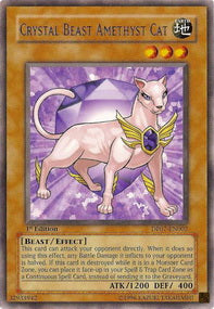 Crystal Beast Amethyst Cat⁣ - Duelist Pack: Jesse Anderson⁣ (Rare)⁣ [002]