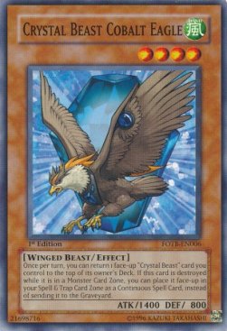 Crystal Beast Cobalt Eagle⁣ - Force of the Breaker⁣ (Common)⁣ [006]