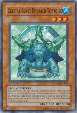 Crystal Beast Emerald Tortoise⁣ - Force of the Breaker⁣ (Common)⁣ [003]