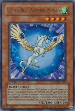 Crystal Beast Sapphire Pegasus (V.1 - Ultra Rare)⁣ - Force of the Breaker⁣ (Ultra Rare)⁣ [007]