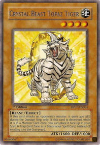 Crystal Beast Topaz Tiger⁣ - Duelist Pack: Jesse Anderson⁣ (Rare)⁣ [004]