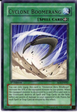 Cyclone Boomerang (V.1 - Rare)⁣ - Shadow of Infinity⁣ (Rare)⁣ [042]