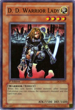 D.D. Warrior Lady (V.1 - Super Rare)⁣ - Dark Crisis⁣ (Super Rare)⁣ [027]