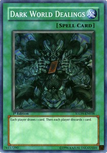 Dark World Dealings (V.1 - Super Rare) - Strike of Neos (Super Rare) [STON-038]