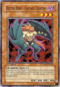 Destiny HERO - Captain Tenacious - Duelist Pack: Aster Phoenix (Common) [DP05-002]