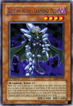 Destiny HERO - Diamond Dude (V.1 - Rare)⁣ - Enemy of Justice⁣ (Rare)⁣ [003]