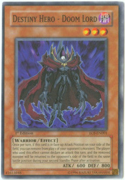 Destiny HERO - Doom Lord⁣ - Enemy of Justice⁣ (Common)⁣ [001]