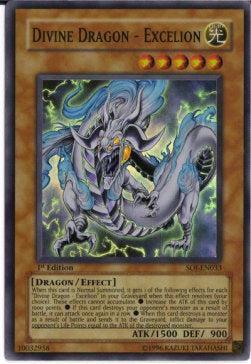 Divine Dragon - Excelion (V.1 - Super Rare) - Shadow of Infinity (Super Rare) [SOI-033]