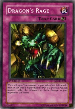 Dragon's Rage⁣ - Structure Deck: Dragon's Roar⁣ (Common)⁣ [024]