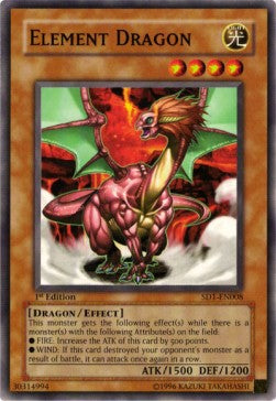 Element Dragon - Structure Deck: Dragon's Roar (Common) [SD1-008]