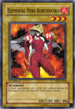 Elemental HERO Burstinatrix⁣ - Starter Deck: GX 2006⁣ (Common)⁣ [008]