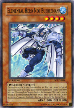 Elemental HERO Neo Bubbleman⁣ - Shadow of Infinity⁣ (Common)⁣ [004]