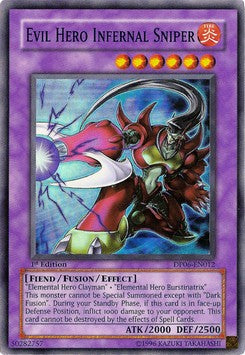 Evil HERO Infernal Sniper - Duelist Pack: Jaden Yuki 3 (Super Rare) [DP06-012]