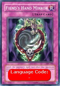 Fiend's Hand Mirror (V.1 - Common)⁣ - Invasion of Chaos⁣ (Common)⁣ [102]