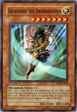 Gearfried the Swordmaster - Structure Deck: Warrior's Triumph (Common) [SD5-016]