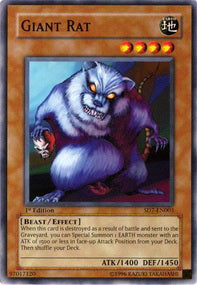 Giant Rat⁣ - Structure Deck: Invincible Fortress⁣ (Common)⁣ [003]