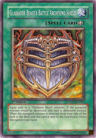 Gladiator Beast's Battle Archfiend Shield⁣ - Phantom Darkness⁣ (Common)⁣ [060]