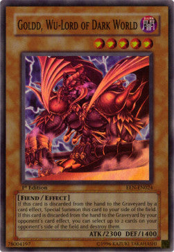 Goldd, Wu-Lord of Dark World (V.1 - Super Rare) - Elemental Energy (Super Rare) [EEN-024]