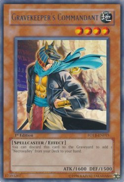 Gravekeeper's Commandant (V.1 - Rare)⁣ - Force of the Breaker⁣ (Rare)⁣ [015]