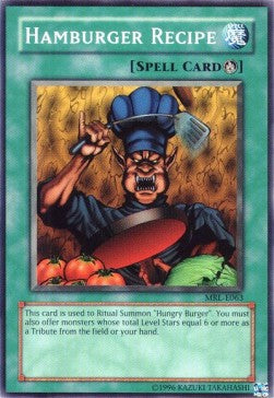 Hamburger Recipe (V.1 - Common) - Magic Ruler (Common) [MRL-063]