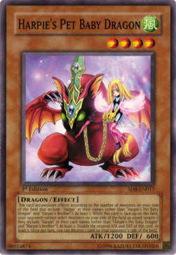 Harpie's Pet Baby Dragon - Structure Deck: Lord of the Storm (Common) [SD8-017]