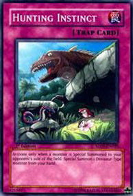 Hunting instinct⁣ - Structure Deck: Dinosaur's Rage⁣ (Common)⁣ [028]