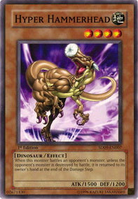 Hyper Hammerhead⁣ - Structure Deck: Dinosaur's Rage⁣ (Common)⁣ [007]