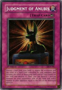 Judgment of Anubis (V.1 - Secret Rare)⁣ - Dark Crisis⁣ (Secret Rare)⁣ [105]