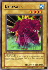 Kabazauls⁣ - Structure Deck: Dinosaur's Rage⁣ (Common)⁣ [002]