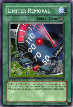 Limiter Removal⁣ - Structure Deck: Machine Re-Volt⁣ (Common)⁣ [025]