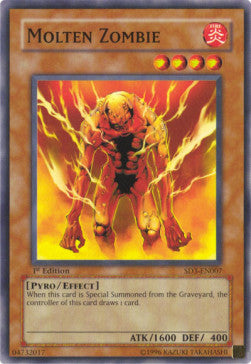 Molten Zombie⁣ - Structure Deck: Blaze of Destruction⁣ (Common)⁣ [007]